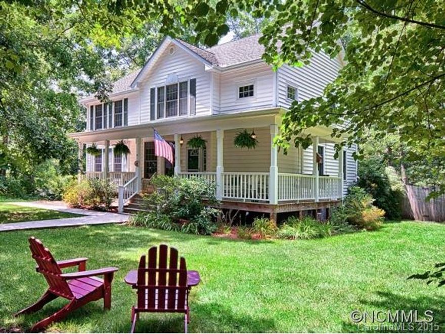 Relax on the amazing wrap-around or screened porch of your new charming classic farmhouse. Situated on large, private, wooded, fenced lot with firepit, garden space & play areas. Fish & canoe on backyard pond. Open floorplan with eat-in kitchen featuring stainless appliances, solid-surface counters & breakfast bar. Cozy gas fireplace in living room & master bedroom. Huge master suite with double closets & vanities. Built-ins & TONS of storage!