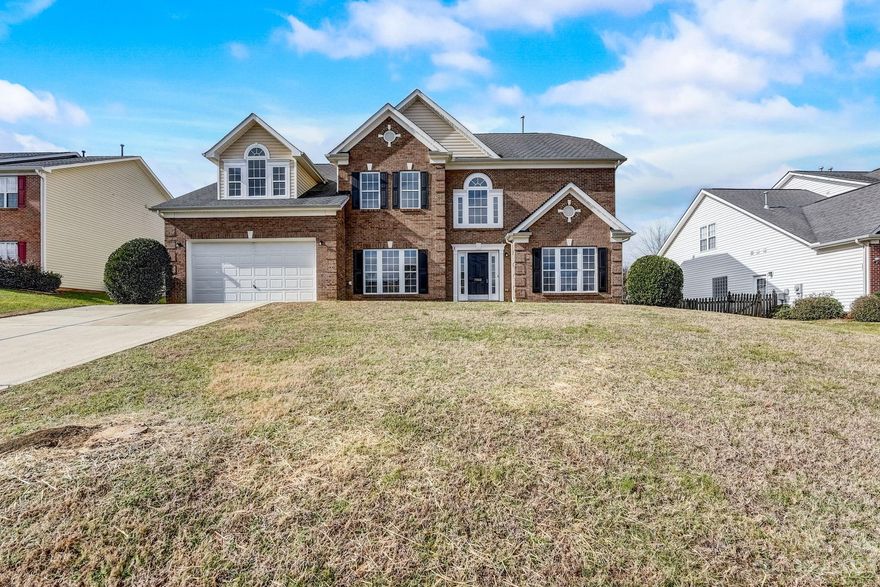 Welcome Home! This massive home in the beautiful Coventry neighborhood of East Charlotte is fresh on the market and certainly won't last. Inside, you are greeted by a beautiful foyer with access to most main areas of the home. On the main level, you will find a spacious den/office area, a guest bedroom and full bath, a beautiful two-story great room, the formal dining room, and an updated eat-in kitchen. The kitchen has just been updated to include granite countertops and stainless appliances (range, microwave, and dishwasher to convey). On the second level, you will find 3 massive guest rooms and a second full bathroom, as well as the enormous primary bedroom. This bedroom features a charming sitting area, breathtaking private bathroom, and dual walk-in closets. The home is completed by the third level with a large bonus/media room and the fourth full bathroom. Stop by today and secure your dream home!