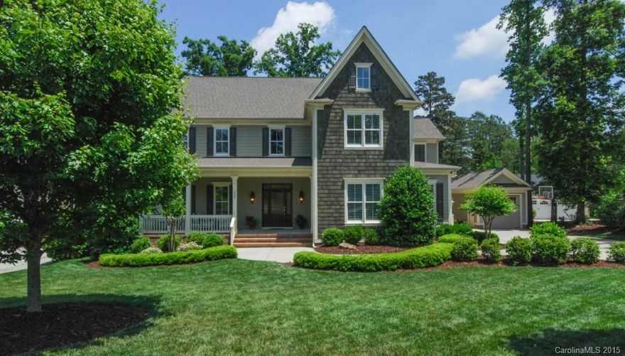 Sought After Springfield Community 5 Bedrooms PLUS Bonus Room and UNFINISHED BASEMENT. This Customized home offers a desirable golf course location w/prof. landscaped grounds & wooded buffer between course & home. Built-in Cabinetry; Real Hardwood floors;Designer Chef's kitchen, Double Oven & Gas Cooktop.  Oversized Mud & Drop Zone area; Side entry Carriage Door &3 car garage. Gorgeous outdoor Cov. Porch w/morning sun & cooler afternoons, oversized patio and hard to find flat front & backyard.