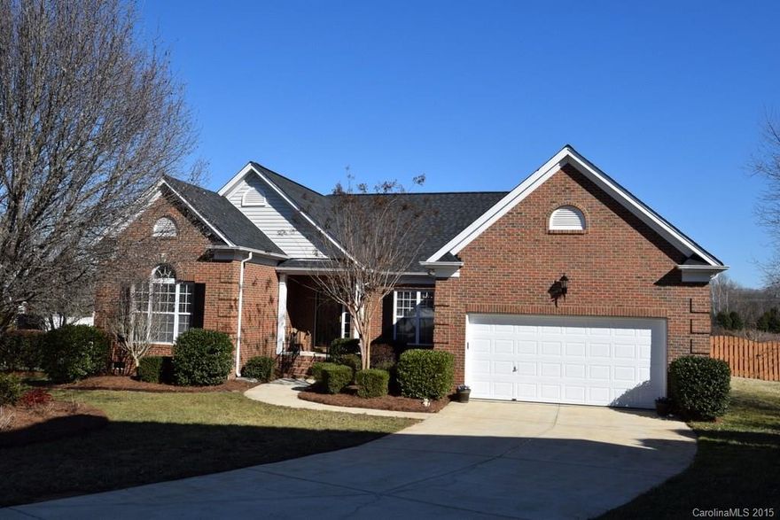 Updated ranch home in the heart of Ballantyne!  This home offers it all located on a large, flat, fenced homesite on a quaint cul-de-sac.  Updates include: hardwoods throughout all main living areas of the home, granite in the kitchen and baths, stainless appliances, remodeled master bath, tile in the secondary bath and laundry and carpet in the master bedroom.  The roof was replaced in 2011.