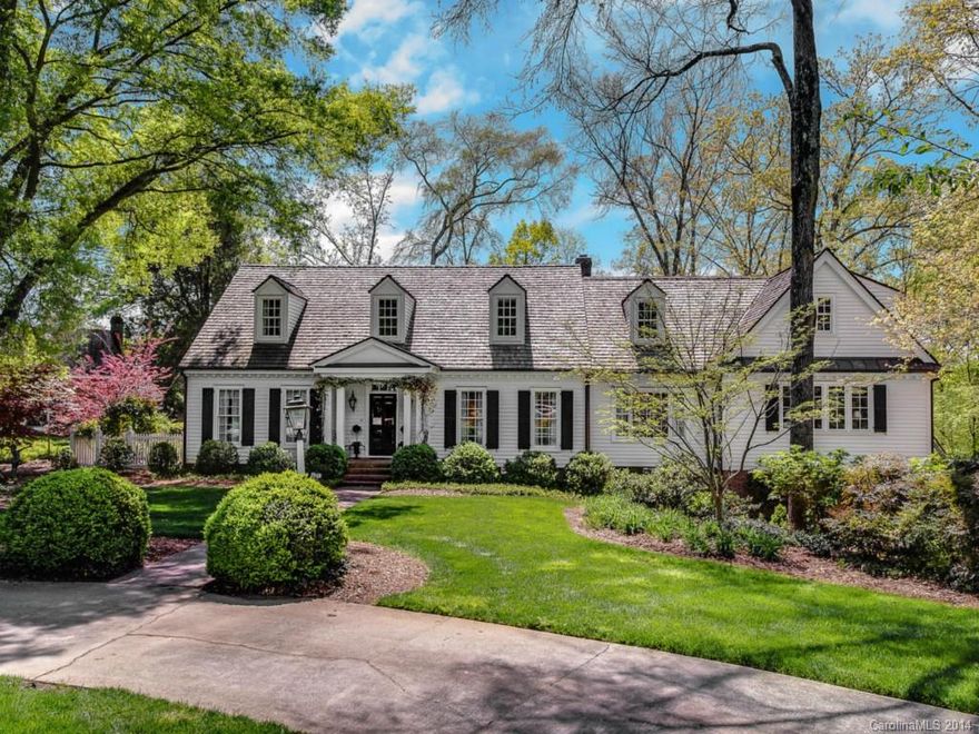 Charming home located in the Foxcroft neighborhood with mature landscaping and complete privacy. This recently renovated home features 5 bedrooms, 5 baths and 2 half baths, a Master Suite w/"his/hers"closets, laundry room & a large Family Room perfect for entertaining. Additional features include crown molding, chair-rail molding, marble countertops, distressed antique wood flooring, designer wallpaper & carpet, top-of-the-line appliances, cedar shake roof, covered porch w/recessed heaters & stacked stone fireplace. This 2009 Meyer Greeson renovation and addition was done to perfection.