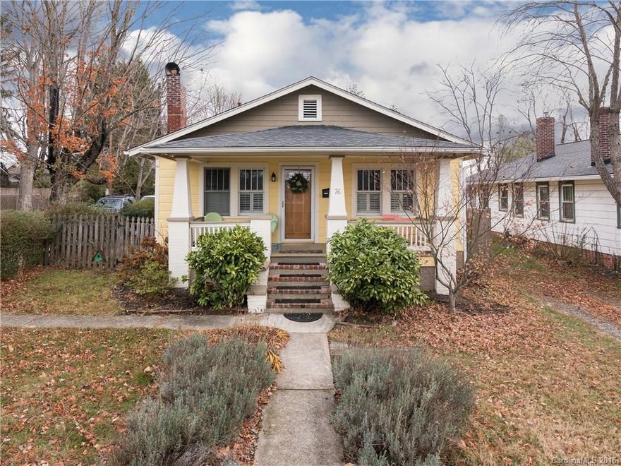VERMONT!! Ave! What a quintessentially perfect West Asheville Home! All the beautiful finishes you dream of...amazing patterns in hardwood floors, wood burning FP with built ins on either side, butler's pantry, separate dining room...This does not even take into account the perfect front porch, fenced yard and VERMONT AVE!!