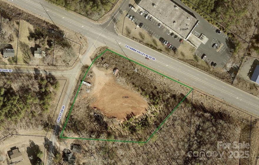 Looking to own a piece of commercial property on the popular Catawba Valley Blvd SE? Here is your chance! Many possibilities with this large 2.88 acre tract of land.