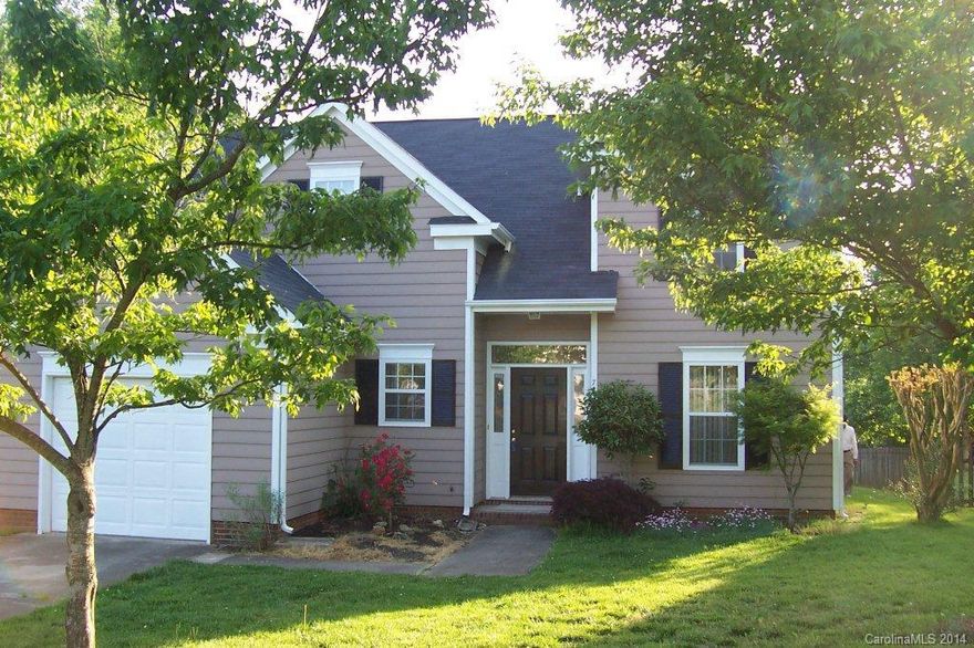 Perfect home in move-in condition.  Granite countertops, new carpet and vinyl, fresh paint. Huge backyard (adjacent lot owned by utility effectively giving you even more space).  Priced right for quick easy sale. New ss oven/range!  Neighborhood with pool club, tennis courts, and playground (brand spanking new).  Bonus Room!  Garage!  Much more! Seller will contribute to buyers closing cost.