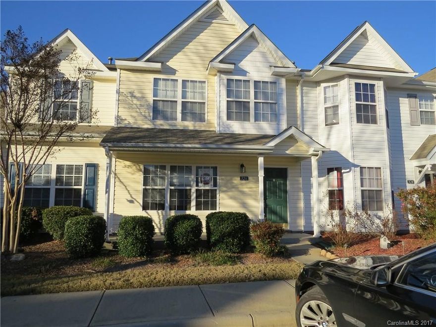 Two-Story Townhouse in Cole Creek.  Washer & Dryer. Great Room w/Fireplace. Kitchen with Center Island and Breakfast Nook. Great Open Floor Plan! Upstairs Master Bedroom with Master Bath & Two Other Bedrooms with Shared Bathroom. Half Bath on Main Level. Covered Front Porch and Patio with Utility Closet. Convenient to I-77. Small Dog Under 20 Pounds May Be Allowed With Landlord's Approval. No Cats!