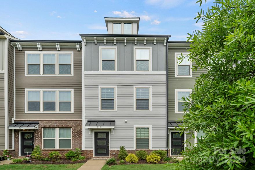 Major price improvement! Prepare to be impressed! This 2 year old townhome is located just 1 mile to the new Gold Line and less than 3 miles to Center City Charlotte! Located in the booming West Side, this 3 bedroom, 3.5 bathroom townhome boasts several upgrades such as LVP flooring, shaker style cabinets, quartz countertops, and so much more. Head inside and downstairs you will find your 3rd bedroom featuring its own full bath, foyer/drop zone, and one car garage. Make your way upstairs to the main level and you will find your kitchen, living room, and dining room, all in one open area, making this a great home for entertaining!  Infatuated with pickleball? You are less than half a mile from MLK park boasting 6 pickleball courts! You don't want to miss this!