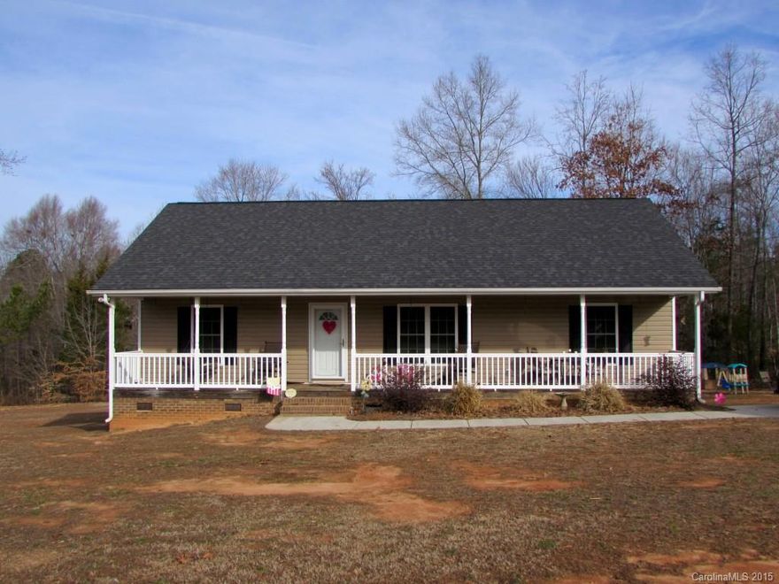 Move in ready 3BR/2BA ranch sitting on one acre that is cute as can be! Home features split bedroom plan, gas fireplace, walk-in closet in master and extra clean. Enjoy being outside on your large front porch, back deck or playing in the large open backyard. USDA approved!!