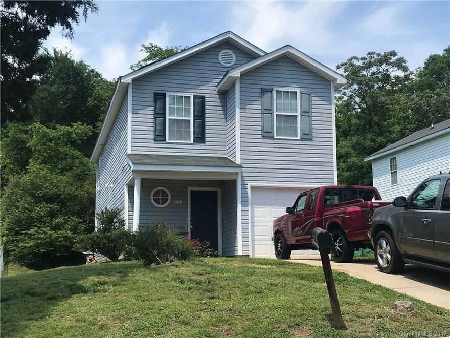 This 2 Story home has 4 bedrooms, 2 and 1/2 baths, located near Wendover Rd, with easy access to Monroe Rd, Independence Blvd and Randolph Rd. The home was built in 2005, Carpet and Vinyl/Linoleum flooring, Open Kitchen to Breakfast and Great Room Area. Wooded yard in rear, double insulated windows, 1 car attached garage. Additional driveway parking, easy to maintain vinyl siding, covered front porch and relatively maintenance free home. This is not an old house. Tenant occupied.