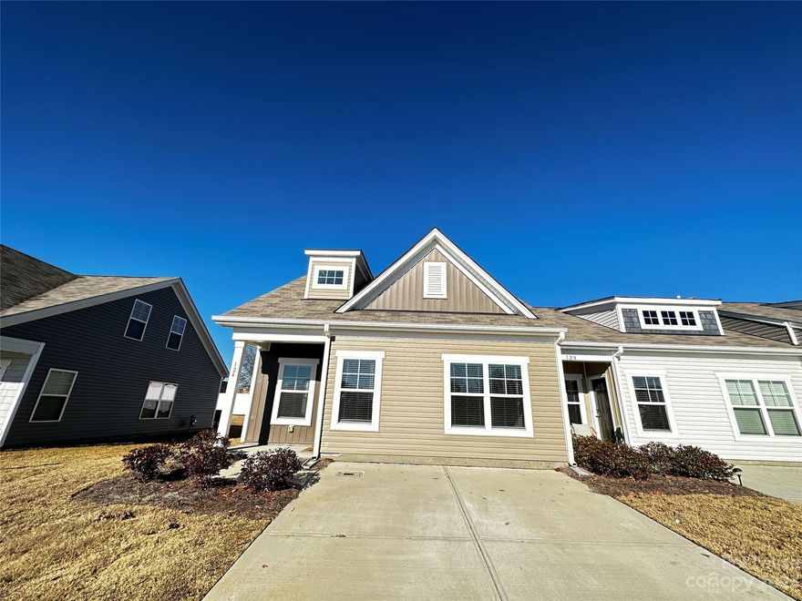 Don't miss out on this fantastic 3 bed, 2 bath, 1,300 sq. ft. town home in Indian Trail, NC with an open layout!  As you enter the home, the spacious living room flows into the dining area and an open kitchen. The kitchen offers a  dishwasher, microwave, refrigerator and stove.  You will enjoy the breakfast bar for those busy mornings!  The primary bedroom with bath is located on the main level.  An additional bedroom w/full bath is also on the main level.  Upstairs, you will find a loft area (flex space), as well as a third bedroom!   Enjoy your back patio after a long day at work!