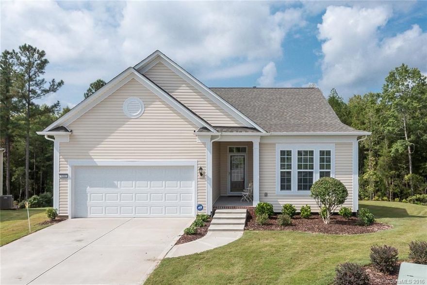 Beautiful Vernon Hill located on a prime, cul-de-sac lot. Bright and cheery interior color scheme. For those who prefer more neutral tones, a painting allowance is available with an acceptable offer. Maple cabinets, granite countertops, hardwoods, ceramic tile, & 9 ceiling fans add a special touch. Great Room & Sunroom on both levels, as well as beds/baths up & down. Enjoy private, wooded views from the back deck & patio. 55+ Active Adult Community.