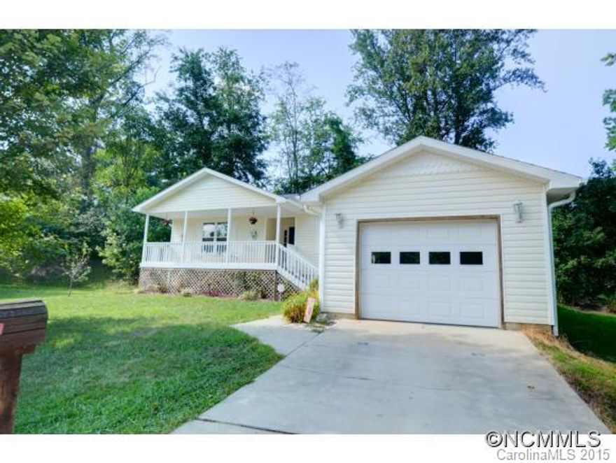 Move-in Ready 1 level home with garage! Hard to beat this price inside city limits! Loads of updates including oak hardwood floors in main areas, rear addition with large family room, walk-in storage and enlarged master bath with 2 vanity sinks, open concept floor plan, cvd.front porch, open rear deck and patio, terraced landscaping with fire pit, near level culdesac yard, oversized garage with storage, in small neighborhood of similar homes