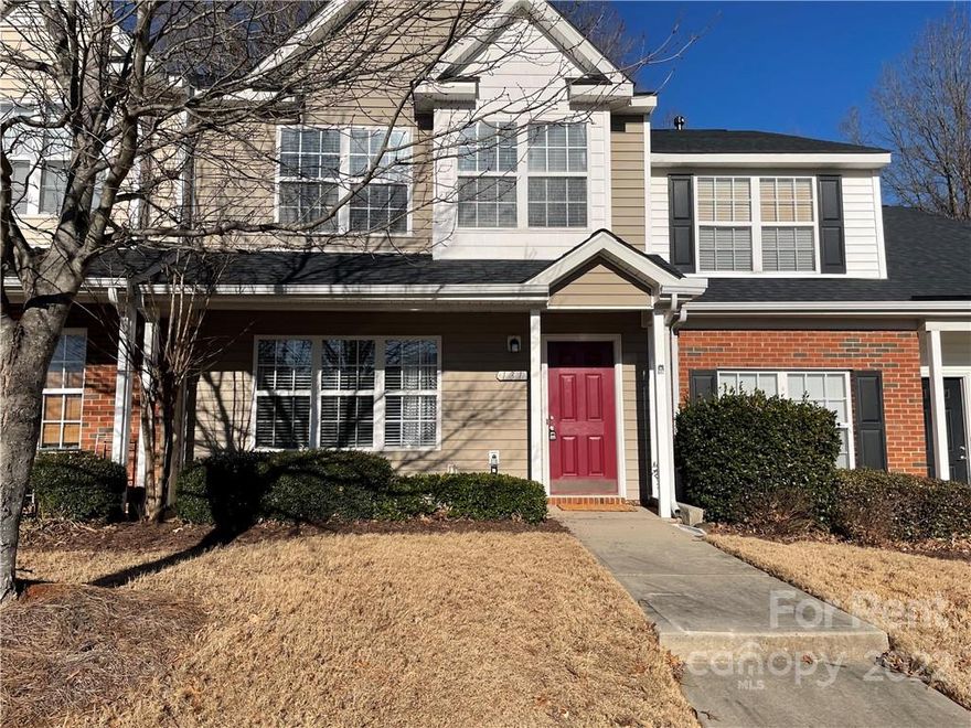 Great sough after Brookhaven community. The community features community pool and walking trails. Conveniently located off I-77 for an easy commute to Uptown Charlotte. The home is ready to move-in. The home features a private patio for you to enjoy throughout the year. Upper level offers Primary Bedroom with large walk-in closet and double vanity. 2 Additional bedrooms with shared bathroom. Close to restaurants and shops.