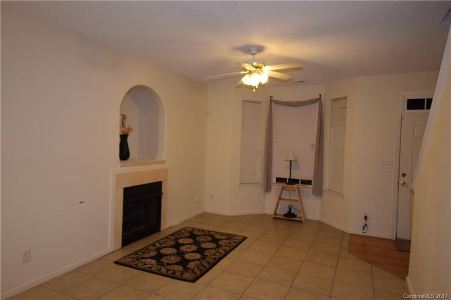 Townhouse in south Charlotte, easy access to I-77 and light rail station. Enclosed patio at rear. Both upstairs bedrooms has a full bath. Fire place in Living Room.