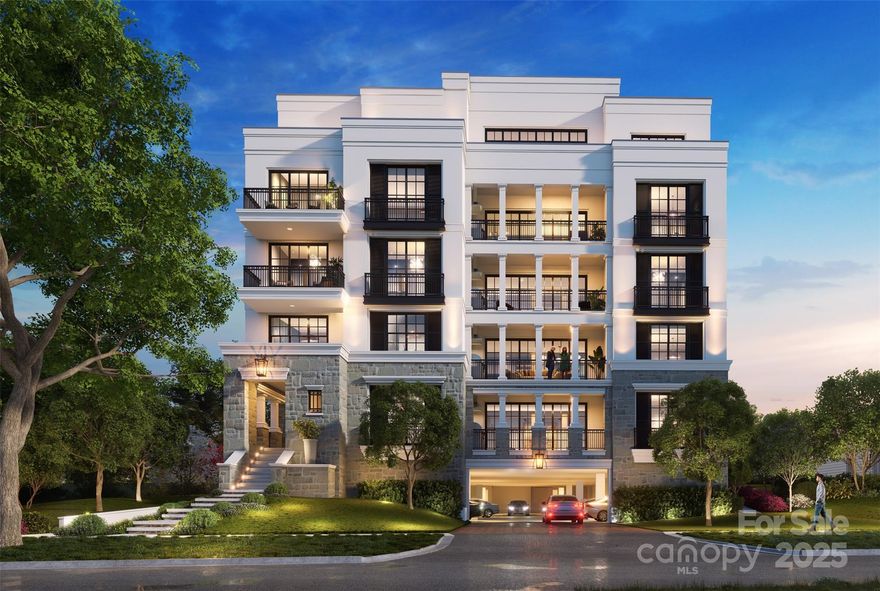 Designed for its seamless livability and security FOUR09 Queens is a true oasis in Charlotte's most coveted neighborhood, making its enviable location its greatest amenity.  A true boutique community of 17 luxury condos featuring curated and well appointed interiors.  While the floor plans differ and one will inevitably call to you more then the other, each home is a single level and is appointed with integrated kitchens,great room,dining area and large glass doors leading to the terraces offering the ability to expand the living spaces.  All bedrooms include an ensuite bath and generous closet space.  Each plan is equipped with thoughtful details including outdoor grill, wine refrigerator, prewire for EV charging station.  The gated parking, club room and exterior green space offer privacy and security to this community.  Live amongst the Myers Park towering Oak Trees and historic charm with maintenance free convenience. 
Copper Builders,Builder of the Year!