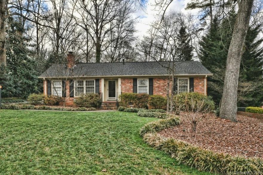 Wonderful updated ranch on private lot in Montclaire!  Tucked in the neighborhood on quiet end of street this home features three bedrooms and two updated baths, hardwood floors, crown molding, 2” blinds, and other updates throughout. Kitchen has granite counter tops, stainless steel appliances, and a gas cooktop. Don’t miss the back deck overlooking private fenced in yard, great for relaxing and entertaining. Convenient to SouthPark, Uptown, and I-77. Priced to sell.