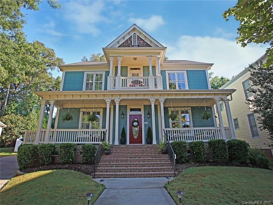 This one is priced to sell! Fabulous Baxter Beauty on a quiet street and overlooking a rare Baxter Green Space from your rocking chair front porch! Featuring: hardwoods throughout, tiled bathrooms, 42" maple kitchen cabinets, office with private balcony, open loft area, large bonus/media room aka "mancave" ready to go for football season, huge front porch, private back yard, professional landscaping, irrigation, side-load garage and many more. First floor has been completely repainted!