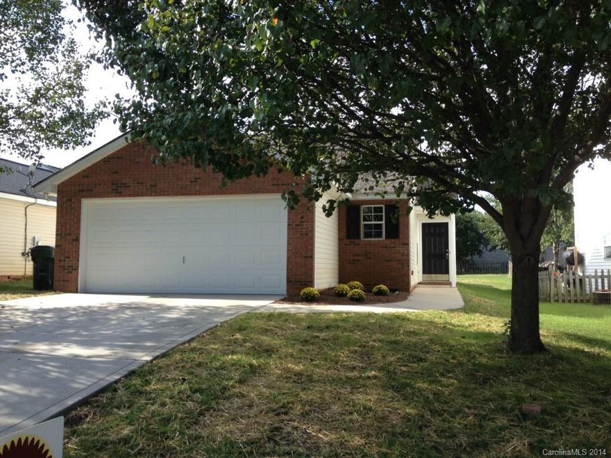 This sparkling like new ranch home in a great neighborhood convenient to I-77 features three bedrooms and two baths.  It has new luxury vinyl plank and new carpet flooring throughout, new countertops, new appliances, new HVAC, new garage door and opener with painted floor, and freshly painted walls and ceilings.  A new double French door opens to the patio for outside enjoyment and entertaining.