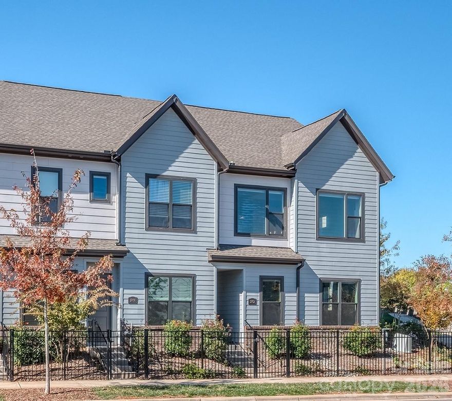 One of the most desirable floorplans in WAVERLY! 100% MOVE-IN READY, PRICED TO SELL & in PRISTINE CONDITION! Upgraded 2022 David Weekley Home that has been beautifully maintained - Perfect mix of luxury finishes and the convenience of living inside the Waverly bubble - End unit next to a community greenspace for extra breathing room - Home has 10-foot ceilings and tons of natural light - Main floor is an open concept with a bright / spacious living room -  Kitchen is a showstopper featuring your oversized island that’s perfect casual dining or having friends over - Primary suite with spa-inspired bath and oversize walk-in closet - Lower level has two generous bedrooms and closets - Third-floor bedroom #4/bonus is the most flexible space - Perfect 4th bedroom, home theater, gym, office or game room - 3rd floor also has full bathroom and massive walk into attic - Oversize two car garage with additional bump out - Tons of walk in attic storage - All this and just a block away from all Waverly has to offer ... 25+ restaurants, shopping, Whole Foods, Harris Teeter, LifeTime Fitness, Starbucks, year-round community events and amazing outdoor gathering spots just steps from your front door - Community has sidewalks and streetlights creating such charm - HOA maintains green spaces allowing you to enjoy your spare time relaxing or doing what you love - All the upside to urban-luxe living and still surrounded by places to enjoy the outside - Less than 1 mile to I-485 for an easy commute anywhere in town - Waverly maintains its status as one of South Charlotte’s most desirable destinations to live and play - This popular floor was one of David Weekly best-sellers and is aggressively priced for an easy sale! Call anytime to schedule your private tour