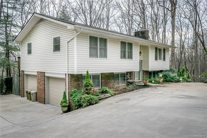 Well maintained home, with acreage for privacy. Fenced in back yard ready for your furry friends. Three bedrooms, two Full baths on main level, with family room, full bath and bonus room on lower level. Large family room with Hearthstone Woodburning Insert. Open deck overlooks wooded acreage with winter views. HVAC for heat/AC installed 2016. Conveniently located between Highway 64 and Highway 280 for easy access to Hendersonville, Asheville, & Brevard. Surrounded by nature w/large wooded lot.