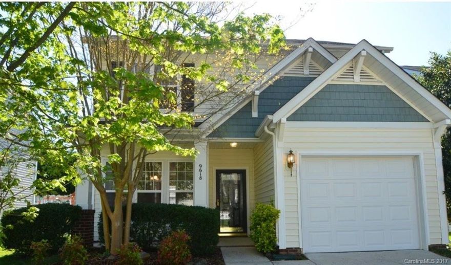 3 bedrooms/2.5 baths 2 story home with a 1 car garage, front porch, patio and partially fenced yard. Formal dining room,kitchen with an island and living room with a FP. Master bedroom is a good size room with WIC and garden tub,other two bedrooms have a shared bath.  Fabulous community swim facility.