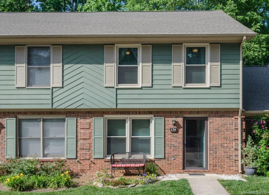 Beautiful & hard to find, A FM remolded home w/1500+ SF, featuring NEW energy efficient thermal pane windows, NEW roof, NEW hot water tank, Also NEW in 2012, the range, paint, & lighting fixtures. Large living room, Laminate flooring, Patio doors. Wonderful light bright & open plan. Private wooded rear yard, Great location, quiet, a nicely wooded community & pool.  Near Leroy Springs Complex which has fitness center, indoor pool, tennis courts, soccer fields & more. Best rated Fort Mill schools.