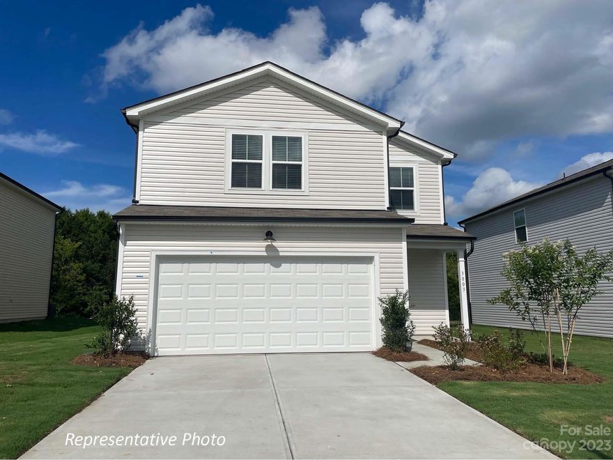 New construction home to be completed in August 2023!  This spacious Oriole home will greet you with a bright and open floorplan, complete with modern finishes.  The kitchen boasts bright white cabinets, stainless appliances, granite countertops, ample counter space and plenty of storage, making meal prep a breeze.  Need even more space?  Head upstairs to the loft, perfect for a home office, playroom, or additional living space or game room.  And don't forget about the homesite, offering plenty of outdoor space for gardening, entertaining or just relaxing and taking in the view. Neighborhood amenities to include pool, cabana, playground and walk trails - perfect for that evening after-dinner walk.  Enjoy easy access to popular shopping, restaurants and recreation with nearby Harrisburg, Afton Village and Downtown Concord. Cable and Internet packages included for all homes.