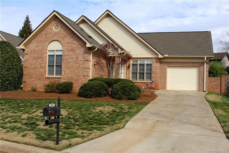Beautiful full brick patio home with rich hardwoods, neutral paint, and plantation shutters!  This home boasts plenty of living area, plus three bedrooms! New roof in 2015, new HVAC (furnace & AC) in 2016! Front lawn maintenance provided with HOA. Fenced, private back yard is great for outdoor living. Outside storage closet perfect for tools. One car garage also has storage area.  Active neighborhood close to shopping and hospital. NO SHOWINGS UNTIL 03/25/17. 
Appointment Required.