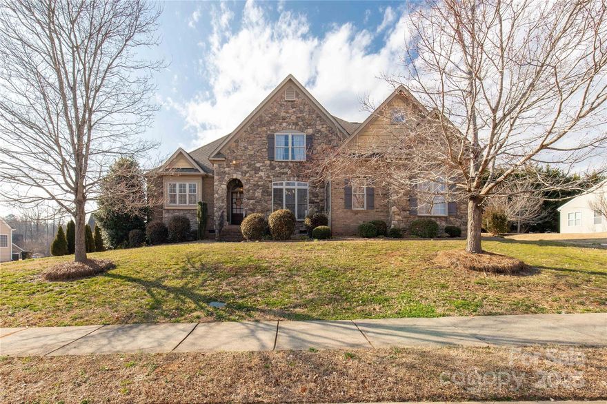 Welcome to Chapel Gate, one of Rock Hill's few gated communities. Custom home with a lovely brick and stone front. Enter a two-story foyer and great room with bright, clean neutral paint throughout. Roomy kitchen with island and plenty of natural daylight throughout the home. Primary bedroom and guest bedroom are offered on the main level as well as three additional bedrooms upstairs AND a bonus room. Fenced yard and sidewalks to enjoy long walks in the community. Lovely home inside and out!