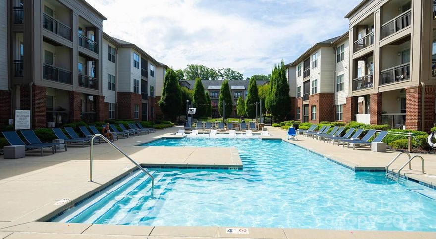 Currently offering 8 weeks free! Prices, promotions, and availability are subject to change. Nestled in the vibrant community of Fountain Matthews, just 15 minutes from the heart of Uptown Charlotte, our location offers the perfect blend of peaceful living with easy access to the best of city life in our apartments in Matthews, NC. At Fountains Matthews, you can put on your workout shoes to hit the walking trails or enjoy a morning stretch in the yoga room. Take your furry friends to the pet park for an hour of fetch and then stop by the pet wash in our pet friendly apartments in Matthews, NC. Long walking paths and beautifully landscaped gardens trace this lovely apartment community in Matthews, connecting you from one amenity to the next. On a warm summer day, cool off with a relaxing swim in the saltwater pool or sunbathe on the expansive sundeck. Mingle with your neighbors on the sky entertainment lounge, shoot billiards with your buddies in the gaming lounge, or host a tailgating party by the courtyard bar and grill area. Your dogs will also enjoy the community. Take them out for a stroll around the walking trails or give them a quick bath at the pet spa. Additional amenities include a car-detailing station where residents can wash and clean their vehicles, a cybercafé with iMacs and a large clubhouse.