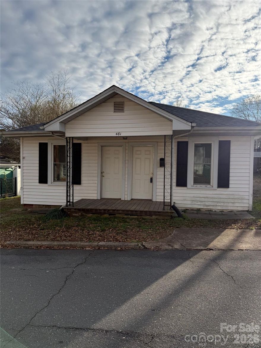 Quaint 2 bedroom home in Cramerton.  New Luxury Vinyl Plank flooring, shower/bath surround, mini split HVAC units and fresh paint throughout.  Newer roof installed in 2024.  Move in ready.