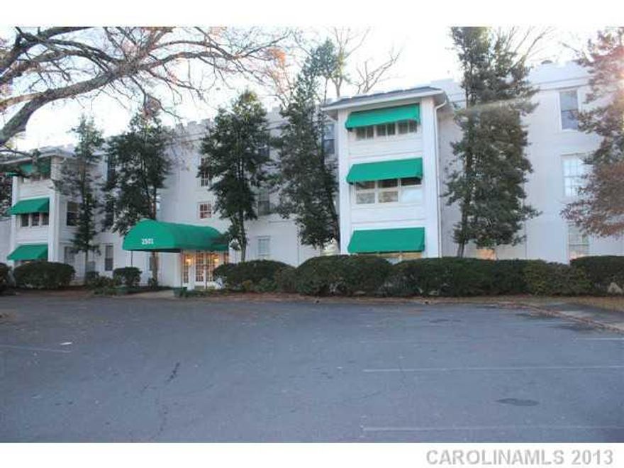 Quaint & charming condo in the heart of Myers Park. Original, refinished hdwds thruout, neutral paint, high ceilings. All white kitchen, lovely sunroom. Two generously-sized bedrooms. 2nd BR has extensive built-in shelving & storage for a great office. Bathroom resurfaced by Miracle Method in 2010, all white/neutral. Less than 10 min to CMC/Presby/Uptown/SP. Cash offers only due to # of rentals.