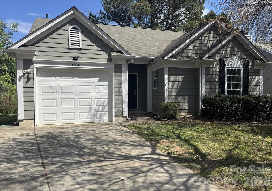 Charming 5-bedroom ranch in Cambridge Commons offers excellent potential for a smart investor or handy buyer. This 1,848 sq ft home, built in 1995 with 2005 updates, features a functional layout, 1-car unfinished garage, and convenient location on a public road. Property needs cosmetic and mechanical work— fixer-upper opportunity in an established East Charlotte neighborhood with easy I-485 access.