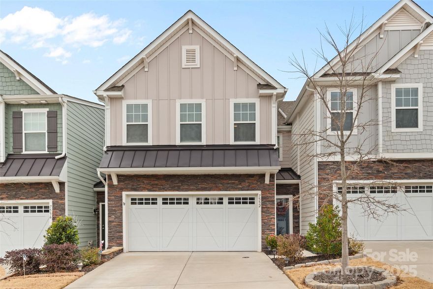 Welcome to this spacious 3 bedroom, 2.5 bath townhome with a 2-car garage. This open concept floor plan features a kitchen with a large island, gas cooktop, granite countertops, built in microwave, pantry, beautiful cabinets and lighting. Upstairs features a loft area, large laundry room, generously sized bedrooms, including a master suite with two closets, double vanities, and shower. Nice outdoor patio to enjoy for outdoor dining. This community offers a range of amenities- dog park, club house, 2 pools, walking trails, and playground. 2 car garage, built in drop zone and cute desk area off the kitchen / dinette.  Lots of natural light, great paint colors and gourmet style kitchen.  Don't miss out on this incredible opportunity.