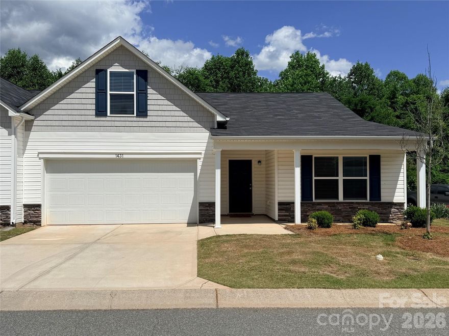 Welcome to Greystone Village in Salisbury, NC! This stunning 4BR/2BA end-unit townhome offers 1,831 sq ft of bright, open living space designed for comfort and style. The modern kitchen features granite countertops, stainless steel appliances, a pantry, and a dining area that flows into a spacious living room — perfect for entertaining. The primary suite boasts a walk-in closet, double vanity, and walk-in shower. A versatile bonus room is ideal for a home office, media room, or guest retreat. Enjoy the privacy of an end-unit location, an attached 2-car garage, and low-maintenance townhome living that frees up your time to enjoy everything Salisbury has to offer. Schedule your private showing today!