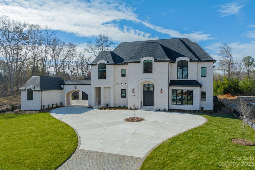 Land and custom build package listed for comp purposes. The Manors at Mattie Rose is an exclusive gated community that spans across 9 acres off Alexander Road in South Charlotte. Eight estate homesites measure around 1-acre each, creating a picturesque retreat just minutes from the excitement of the city. Design your custom home alongside Grandfather Homes and their team of local architects, designers and craftsman. Schedule your personalized design consultation today to start your dream home.