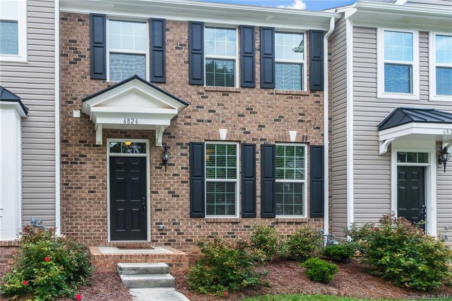 Lovely like new townhome with open floor plan. Features a beautiful kitchen with tons of features:huge granite island, SS appliances, built in double oven, gas range, granite countertops, and lots of cabinets. Upstairs features a HUGE master suite w/ vaulted ceilings, walk-in closet and large walk in shower, plus two addl bedrooms and bath.LARGE backyard rare for townhomes. 2 car garage is over 400 additional sf. Minutes from Lake Norman and Birkdale Village.Neighborhood PARK/POOL few steps away