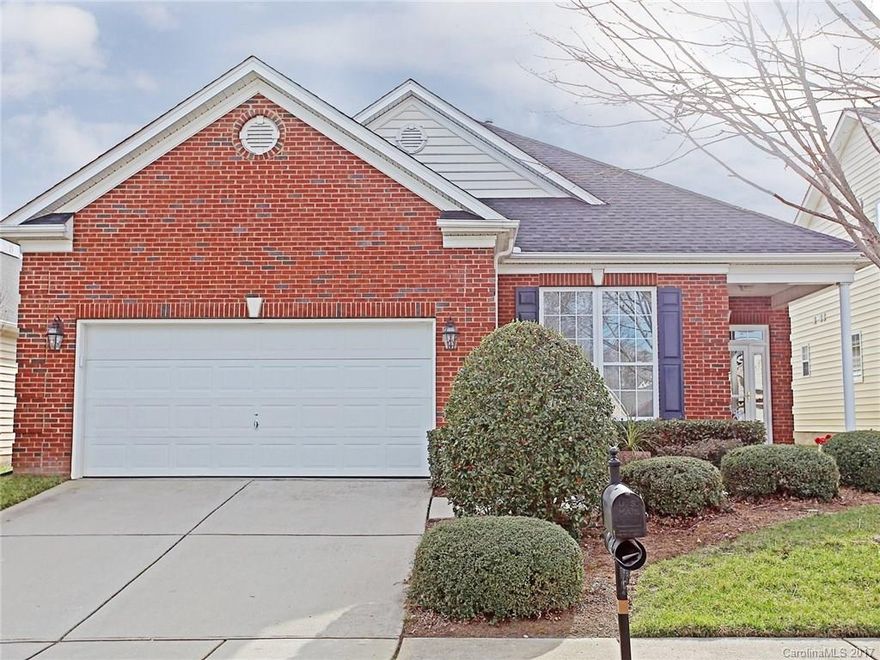Beautiful flowing RANCH home in amenity rich 55+ neighborhood! OPEN Great Room 
w/double sided FP. Formal Dining area & Office/Den. Bright Kitchen w/Breakfast area & SS Appl.
Spacious Master Suite w/His & Her walk-in Closets. Mstr Bath w/Whirlpool Tub & Shower. Private secondary bedroom & bath. Patio. Lawn Maintenance included in HOA. Garage loaded w/shelving.
Walk to clubhouse, fitness center, pool, & activities! Moments to I-77 & Charlotte. Visit www.fourseasonsgoldhill.org/ for details.