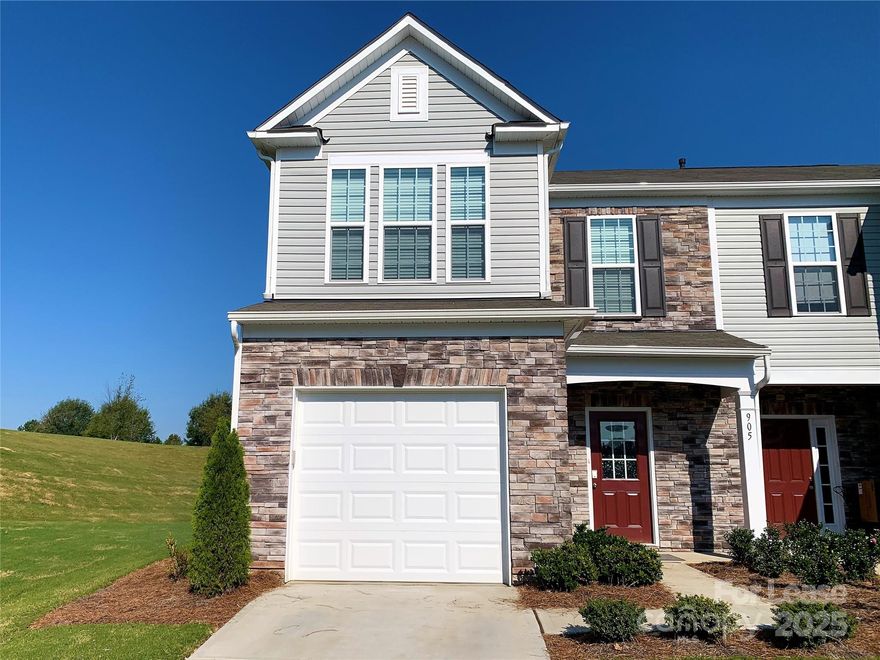 Beautifully appointed Luxury Townhome Rental in the desirable gated community of Catawba Village. Spacious end-unit with open floorplan. Light and Bright Great Room with 10" ceilings and Gas-log Fireplace. Stunning Kitchen w/Whirlpool SS Appliance package, Gas Cooktop, Quartz Counters and 42" Shaker Cabinets. Sliding doors open to Private enclosed patio area, perfect for relaxing or entertaining. Upstairs is the impressive Master Suite w/HUGE Closet, Tray Ceiling and Spa-like Master Bath...with double vanities, soaking tub and separate glass enclosed shower. Upstairs also includes 2 additional Bedrooms, 2nd Full Bathroom & Laundry room conveniently located on 2nd level. Washer/Dryer included. Attached 1-Car Garage. Great Location for easy commutes to Uptown Charlotte or Rock Hill. Endless options for dining, entertainment, shopping and recreation. The community includes resort style swimming pool, walking trails and a clubhouse with access to Fort Mill's excellent schools.