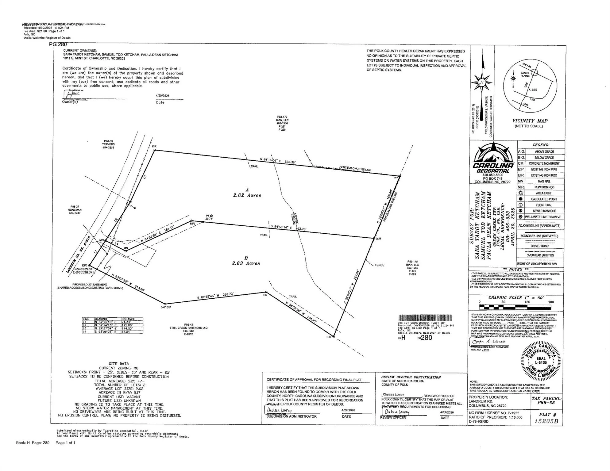 3811 Landrum Road Unit Lot A, Columbus, NC, 28722