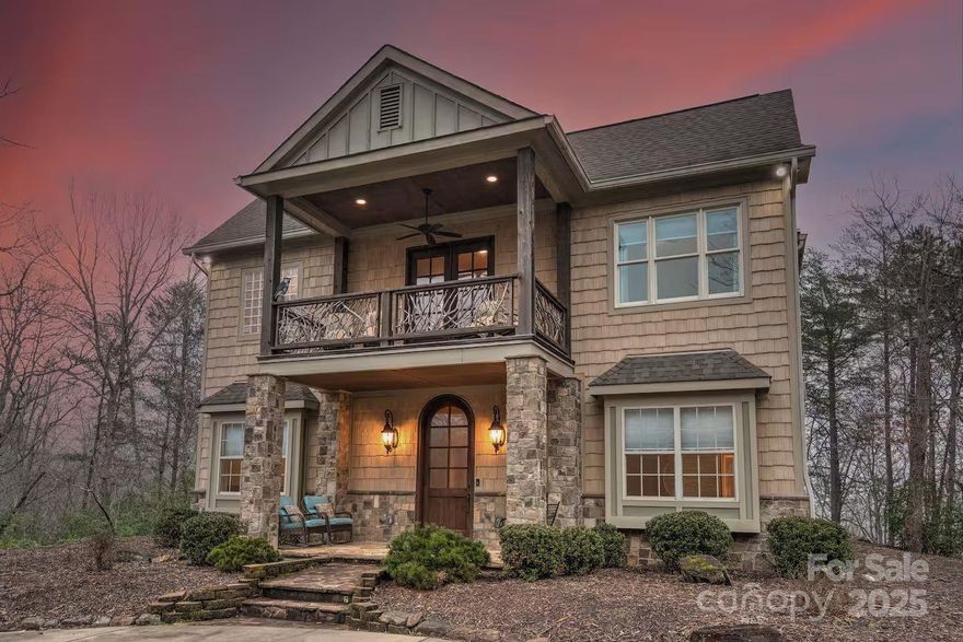 LAKE LURE, NC-----Custom-built, 5 bedroom, 4 bath, 3200 sq ft home located in Lake Lure's premiere destination. Rumbling Bald Resort is a lakefront resort, offering golfing, tennis, hiking & biking trails, indoor & outdoor swimming pools, private marina, multiple restaurants and so much more. This beautiful home is situated on the privacy of 1.65 acres and offers beautiful mountain views, plenty of parking and a detached garage with large game room. You'll enjoy many high-end finishes, including hardwood floors, tile baths, granite counters, 12 ft ceilings and a huge kitchen with 2 dishwashers, double ovens, 2 refrigerators,  ice maker and so much more. This home comes fully furnished with hot-tub and is currently on a short term rental program.