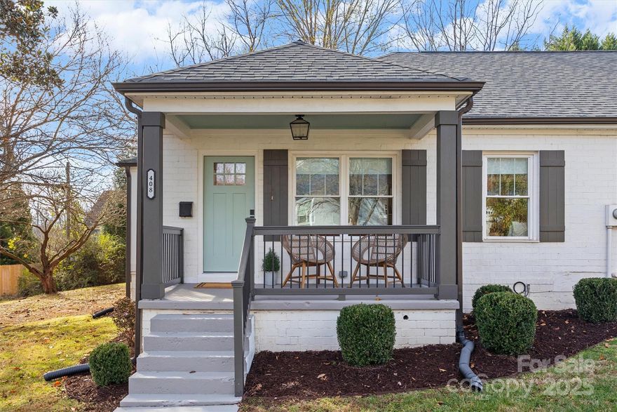 Don't miss this SHOWSTOPPER! Tucked away at the end of a quiet street in the heart of Fort Mill, this beautifully renovated 3-bedroom, 2-bath home is full of charm and thoughtful design. From the moment you arrive, the inviting covered porch sets the tone—perfect for morning coffee or evening unwinding. Inside, quality renovations shine throughout.  The seamless living space flows into a gorgeous kitchen and dining area that anchors the home, featuring stunning finishes and careful attention to detail.  The flexible floor plan includes a dedicated office ideal for working from home, along with a versatile flex space currently used as a mudroom, adding both function and style. The fenced backyard offers privacy and room to enjoy the outdoors under the large, covered porch, while the nearby Walter Elisha Park provides easy access to trails, green space, and recreation. Blending character, craftsmanship, and an unbeatable location, this move-in-ready home is a rare find in one of Fort Mill’s most desirable areas.