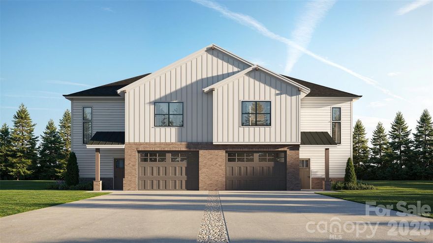 Brand new duplex construction in desirable Villas at Pinecroft.  Quality built construction boasting primary on the main level, Kitchen Aid Appliance package with gas range and hood, quartz tops, painted cabinets with soft close drawers, HW flooring throughout the main level and stairs, vented gas fireplace in living room, solid core doors throughout, screened in porch are among the many standard high level finishes.  HOA covers all exterior maintenance and landscaping making this a true lock and go community.  Long range mountain views nestled in the heart of Beaverdam Valley.  Close to Beaver Lake, the Country Club of Asheville, grocery stores and shopping.