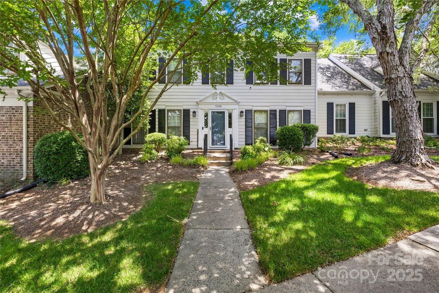 This charming 4-bedroom 2.5-bathroom townhome is nestled in the desirable Carmel Hollow neighborhood of Charlotte.  This home provides a very spacious living area which offers flexibility for families, guests or a home office. Prime location which is situated minutes from 1-485 and major roads making commutes and travel across the city simple.  The location balances suburban tranquillity with urban accessibility.  Enjoy hotspots like Southpark, Ballantyne, and uptown Charlotte.  This home offers a blend of comfort, convenience and community appeal.