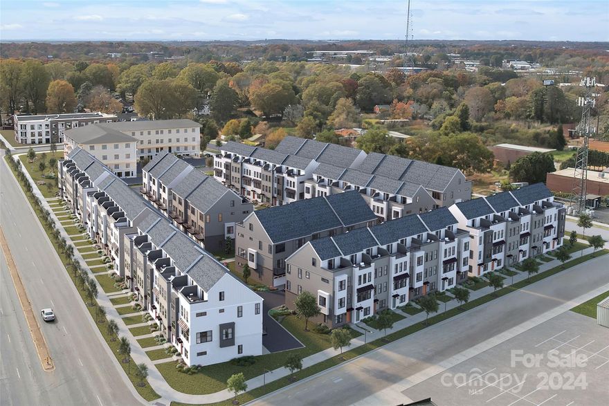 This natural light-filled end-unit showcases an idyllic blend of elegance, charm, and accessibility to all the bustling Lower South End area has to offer. With an array of trendy shops and restaurants within walking distance, Chambray at LoSo provides residents with spacious, four-story townhomes with modern architectural design, sophisticated finishes, and rooftop terraces that present beautiful city views.* A standout feature buyers will absolutely love is that each bedroom comes with its own luxurious, private en-suite bathroom, offering unmatched convenience and privacy. This townhome is fitted with our "Warm Contemporary" design collection, a captivating style that brings a fresh, yet grounded, approach to modern interiors. With bright white cabinets and quartz countertops, it effortlessly marries the clean lines and minimalist aesthetic of contemporary design with the inviting, organic warmth of natural wood elements. Come tour today and ask about our limited time incentives!