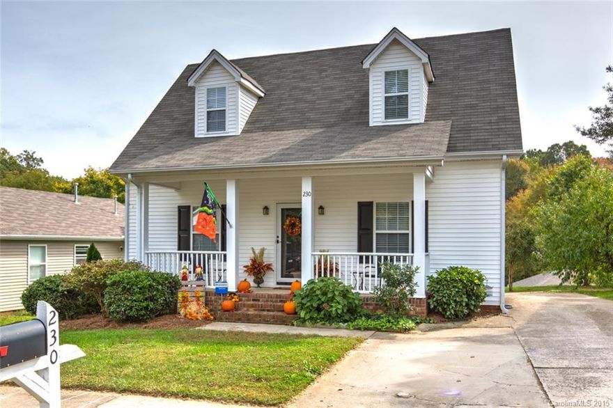 The rocking chair front porch welcomes you home in Belmont's sought after Adam's Bluff neighborhood. This home has a great semi-open floorplan. Laminate floors in family room and Master with a fireplace in the FR make for great evenings in! The kitchen has spacious storage with its pantry, storage closet and many cabinets.   A large back deck and plenty of parking in the driveway allow for entertaining. The master is on the main and two bedrooms and a full bath are upstairs. Well maintained!