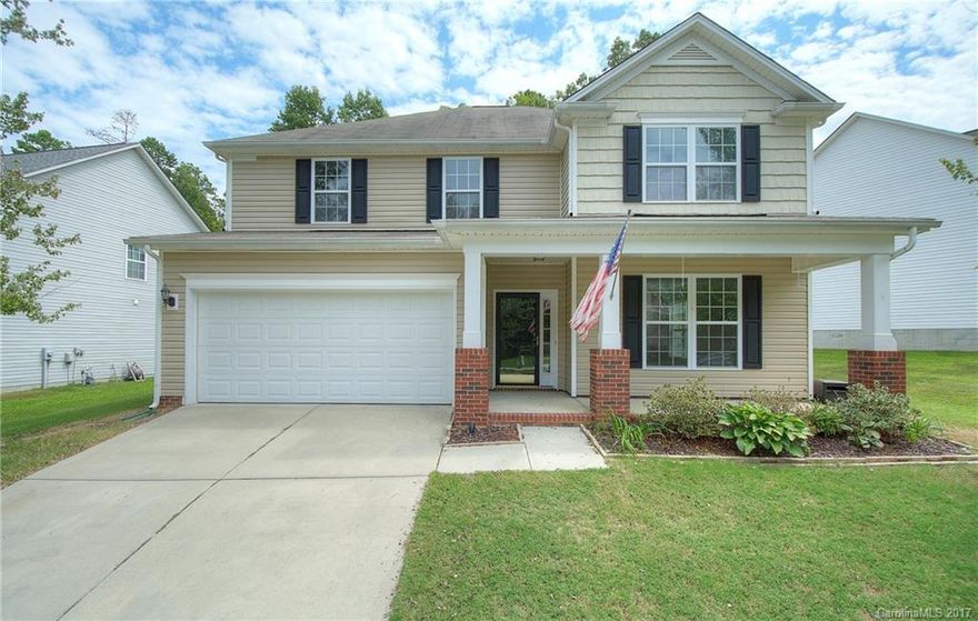 Don't miss this beautiful home in the popular Crismark neighborhood! Updated kitchen w/ Quartz countertops, 42" cabinets, stylish backsplash & SS appliances. Stunning Pergo Laminate wood floors throughout main level. New carpet w/ upgraded padding on upper level. Huge master bedroom w/ gas marble fireplace, jacuzzi tub & lots of closet space. Walk-in laundry w/ lots of shelving. 2 car garage w/ tons of storage. Fresh paint throughout. Fenced in yard, large patio & walking distance to the pool.