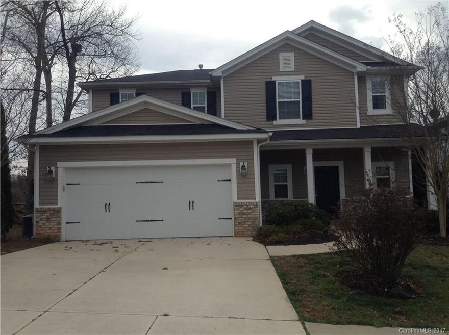 This spacious two story home has 4 bedrooms, 2.5 bathroom. It features an open floor plan and wood flooring. The kitchen has a pantry and all appliances. The master suite has a walk in closet and the master bath has dual sinks, an oversized tub. This home is move in ready!