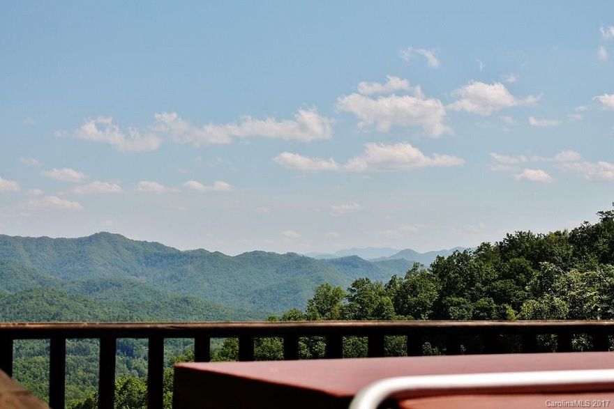 MOUNTAIN VIEWS GALORE! Nestled on a point, this 2bdrm/2bath cabin soaks up the layers of mountain views! Because it has it's own drive and is at the end of the road, it really sits private! Located in a one of the top rental areas, yet this house has never been on a rental program! As a matter of fact, the gas log fireplace has never been used! This cozy cabin is in impeccable condition as it has only been used part time! Conveys mostly furnished and ready for your rental or enjoyment!