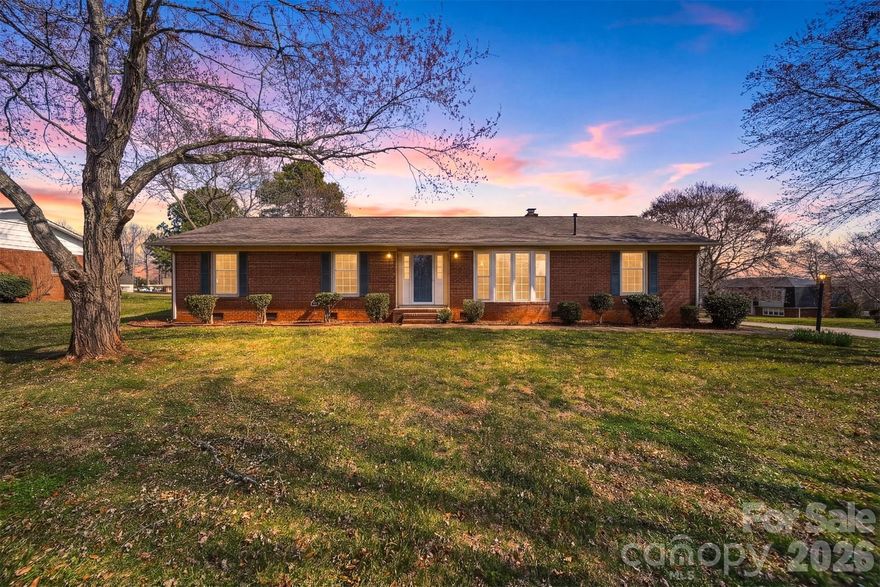Charming Brick Ranch in Highly Desirable Mountain View Neighborhood!
Welcome home to this beautifully maintained 3-bedroom, 2-bath brick ranch offering 1,897 sq ft of comfortable living space in the established and sought-after Mountain View community of Hickory. Nestled on a spacious 0.38-acre level lot with a fully fenced backyard—perfect for pets, play, or relaxing outdoors—this single-story home combines classic brick charm with modern updates.
Step inside to an inviting open floorplan featuring fresh interior paint throughout, updated appliances, and abundant natural light. The spacious living areas flow seamlessly, ideal for everyday living and entertaining. Recent improvements include a roof only 6 years old and a nearly new HVAC system (less than 1 year old) for peace of mind and energy efficiency. The attached 2-car garage provides ample storage and convenience.
Zoned for highly rated Catawba County Schools, including Mountain View Elementary (rated 7/10 on Great Schools, with strong performance in math and reading), this location offers excellent access to local amenities, shopping, dining, and major highways—making it a prime spot for families or those seeking a quiet, established neighborhood.