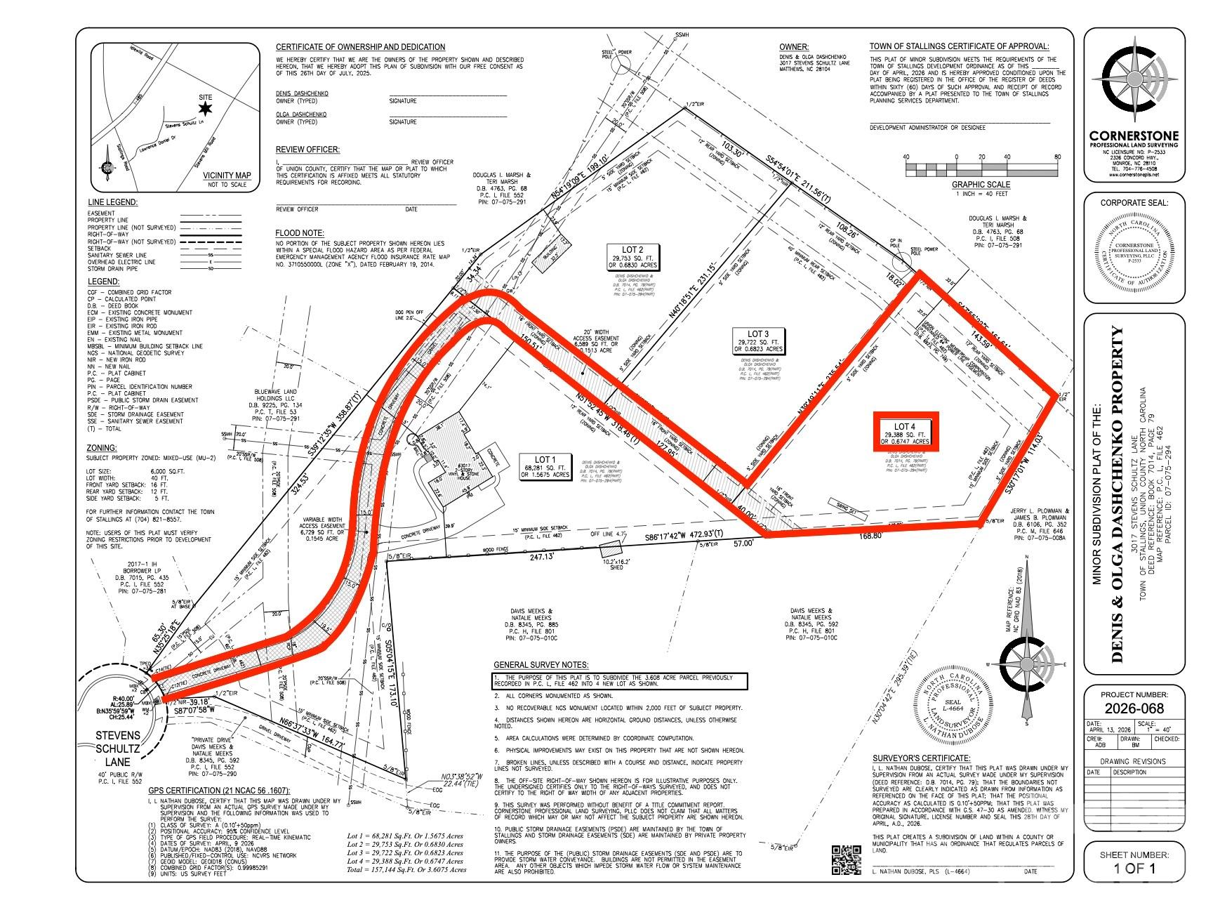 3017 Stevens Schultz Lane Lot 4